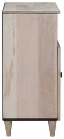 vidaXL Πλαϊνό γραφείο Λευκό 33.5 x 60 x 75 εκ