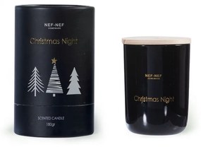 Αρωματικό Κερί Christmas Night 180gr Black Nef-Nef Γυαλί