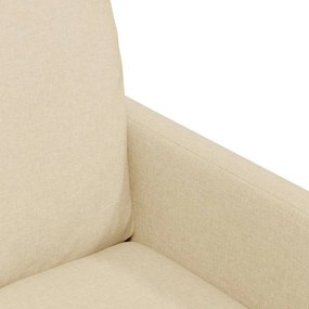vidaXL Καρέκλες φαγητού 2 pcs Κρεμ 57 x 67 x 98 εκ ύφασμα