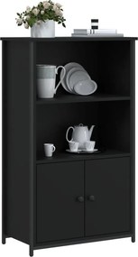 vidaXL Ντουλάπι Μαύρο 62 x 32 x 103,5 εκ. από Επεξεργασμένο Ξύλο