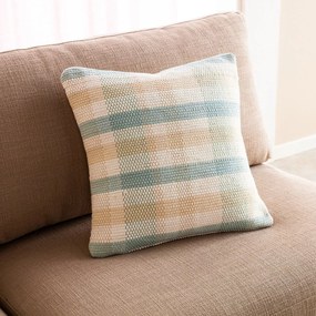 Μαξιλαροθήκη Διακοσμητική Tic-Tac-Toe 477/11 Aqua Gofis Home 43X43 43x43cm 100% Cotton