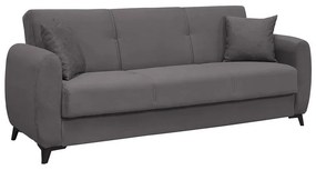 Καναπές DARIO Ύφασμα Γκρι Sofa:210x80x75 Bed:180x100cm