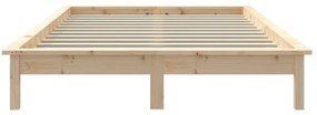 vidaXL Πλαίσιο Κρεβατιού 180x200 εκ. Μασίφ Πεύκο Super King