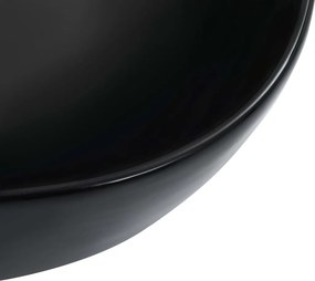 vidaXL Νιπτήρας Μαύρος 45,5 x 32 x 13 εκ. Κεραμικός