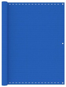 vidaXL Διαχωριστικό Βεράντας Μπλε 120x500 εκ. από HDPE