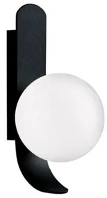 Απλίκα Φωτιστικό Τοίχου Γυαλί Polina H25,5 Φ12 Viokef-4266200-Μαύρο-Χρυσό 4266200