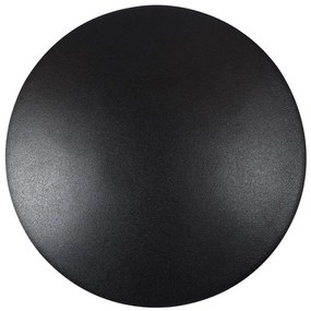 Φωτιστικό Τοίχου-Απλίκα Helio-R 60492 Φ16x5cm Led 840lm 7W 4500K Black GloboStar