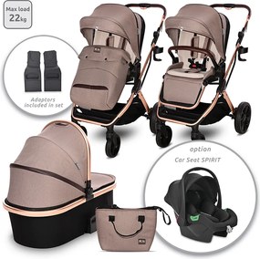 BABY STROLLER GLORY PEARL BEIGE+ADAPTERS