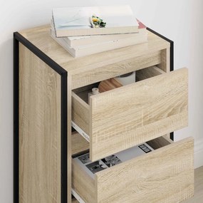 vidaXL Πλαϊνό γραφείο Σονόμα 42 x 36 x 75.5 εκ. Επεξεργασμένο ξύλο