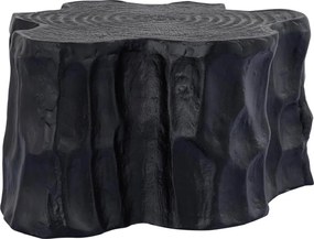 ΤΡΑΠΕΖΆΚΙΑ ΣΑΛΟΝΙΟΎ PTMD SIDE TABLE FENNAH TREE TRUNK ALUMINIUM BLACK