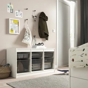 TROFAST παιδικό έπιπλο αποθήκευσης με κουτιά, 99x44x56 cm 294.798.35