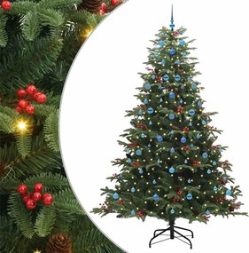 vidaXL Τεχνητό Χριστουγεννιάτικο Δέντρο με 300 LED Πράσινο 240 cm