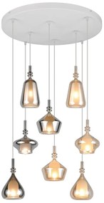Φωτιστικό Κρεμαστό Trio Lighting ALDEA 349430817 Λευκό Ματ (White Mat)
