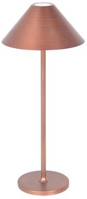 Επαναφορτιζόμενο Πορτατίφ LED Viokef Cone Copper 4275202