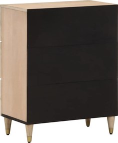 vidaXL Βοηθητικό Ντουλάπι 60 x 33 x 75 εκ. από Μασίφ Ξύλο Μάνγκο