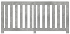 vidaXL Κάλυμμα Καλοριφέρ Γκρι Σκυροδέματος 175x20x82 εκ. Επεξ. Ξύλο