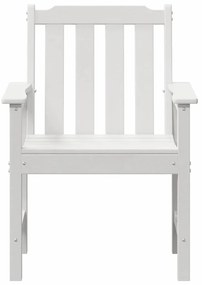 vidaXL Καρέκλα φαγητού κήπου 6 pcs Λευκό 65.5 x 55.5 x 88cm Πλαστικό