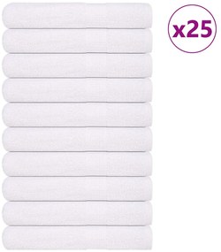 vidaXL Πετσέτες Σάουνας 25 Τεμ. Λευκό 80x200 εκ. 360 γρ/μ² 100% Βαμβ.