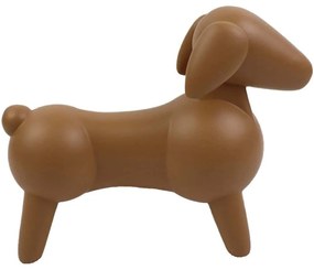 Διακοσμητικός Σκύλος Ivor 029681 15x6x12cm Terracotta Πολυρεσίνη