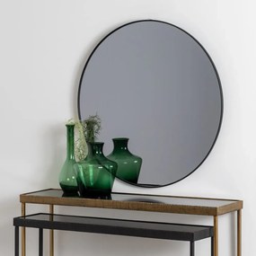 Καθρέπτης γκρι με μαύρο πλαίσιο 80Χ80εκ.