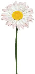 Τεχνητό Λουλούδι Μαργαρίτα 00-23855-30-3 Φ30x90cm Ecru-Somon Marhome Ύφασμα,Πλαστικό