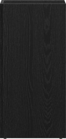 Κουτί αποθήκευσης vidaXL LP Μαύρη βελανιδιά 71x34x36 cm