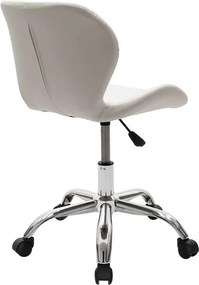 Καρέκλα γραφείου εργασίας Frea II pakoworld PU λευκό