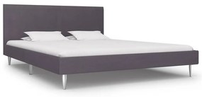 vidaXL Πλαίσιο Κρεβατιού Γκρι 180 x 200 εκ. Υφασμάτινο