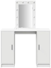 vidaXL Τραπέζι περιποίησης Λευκό 102 x 33 x 135 εκ Επεξεργασμένο ξύλο