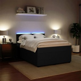 ΚΡΕΒΑΤΙ BOXSPRING ΜΕ ΣΤΡΩΜΑ ΜΑΥΡΟ 160X200 ΕΚ. ΒΕΛΟΥΔΙΝΟ 3290084