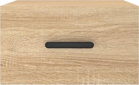 vidaXL Κομοδίνα Επιτοίχια 2 τεμ. Sonoma Δρυς 35 x 35 x 20 εκ.
