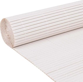 vidaXL Φράχτης Κήπου Λευκό 150 x 500 cm PVC