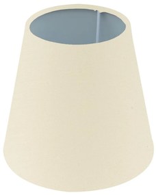 Καπέλο Εκρού Ύφασμα Ε14/Ε27 D:9x H13cm "Τσιμπητό" SPC ARlight 0284025