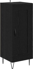 vidaXL Highboard Μαύρη Οξυά 34,5 x 34 x 90 εκ. Επεξεργασμένο ξύλο