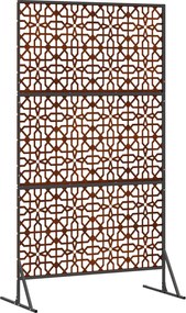 vidaXL Οθόνη Ιδιωτικότητας 100 x 50 x 180 εκ. Σκ rusty