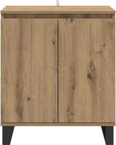 vidaXL Πλαϊνό γραφείο Artisan Oak 60 x 35 x 70 cm Επεξεργασμένο ξύλο