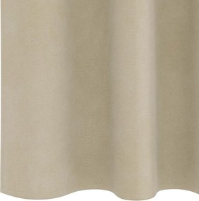 vidaXL Κουρτίνες συσκότισης 2 pcs Κρεμ 140 x 245 cm Βελούδο