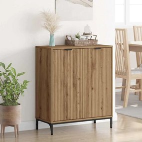vidaXL Πλαϊνό γραφείο Artisan Oak 69,5 x 33 x 82 εκ.