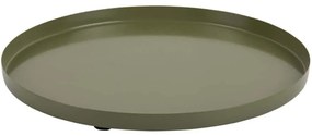 Δίσκος Στρογγυλός PT4239GR Φ25x1,5cm Army Green Present Time Μέταλλο