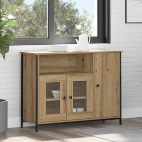vidaXL Σαλονάκι Artisan Oak 100x35x75 cm Επεξεργασμένο ξύλο
