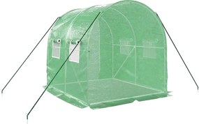vidaXL Θερμοκήπιο με Ατσάλινο Πλαίσιο 4 μ² 2 x 2 x 2 μ.