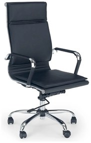 Καρέκλα γραφείου Houston 228, Μαύρο, 108x55x66cm, 16 kg, Με μπράτσα, Με ρόδες, Μηχανισμός καρέκλας: Κλίση | Epipla1.gr