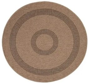 Ψάθινο Χαλί Avanos 8866 Black Στρόγγυλο Round 160 x 160