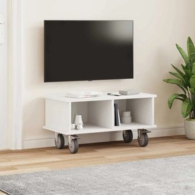 vidaXL Βάση TV Λευκό 68,5 x 35 x 35 εκ Επεξεργασμένο ξύλο