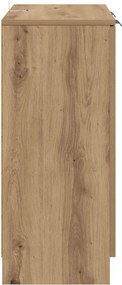 vidaXL Πλαϊνό γραφείο Artisan Oak 60 x 30 x 70 εκ. Επεξεργασμένο Ξύλο