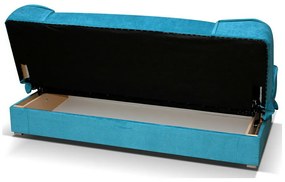 Σετ επίπλων Honolulu A134 Μπλε + Enjoy 24, Γκρι, Μπλε, Πλαστικοποιημένη μοριοσανίδα, Πόρτες ντουλάπας: Με μεντεσέδες, Καθρέφτης, Αποθηκευτικός χώρος