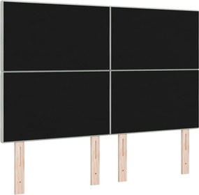 vidaXL Κεφαλάρι Ανοιχτό γκρι 144 cm Βελούδο