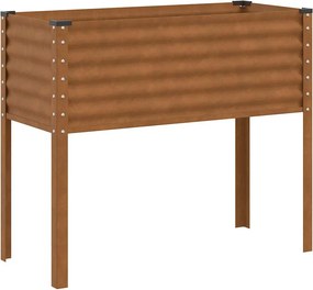 vidaXL Γλάστρα Κήπου 100x45x90 εκ. από Ατσάλι με Αντοχή στις Καιρικές Συνθήκες