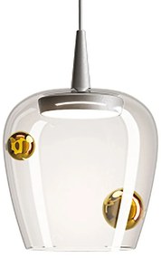 Φωτιστικό Οροφής Bilia LBA3003 18x324cm Led Triac 8W IP40 2700K 645Lm Silver-Gold Zafferano