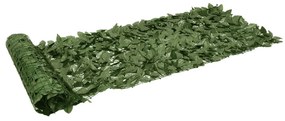 Διαχωριστικό Βεράντας με Φύλλα Σκούρο Πράσινο 200 x 75 εκ. - Πράσινο